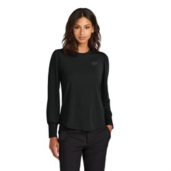 Image of Ladies Blouson Top, Black